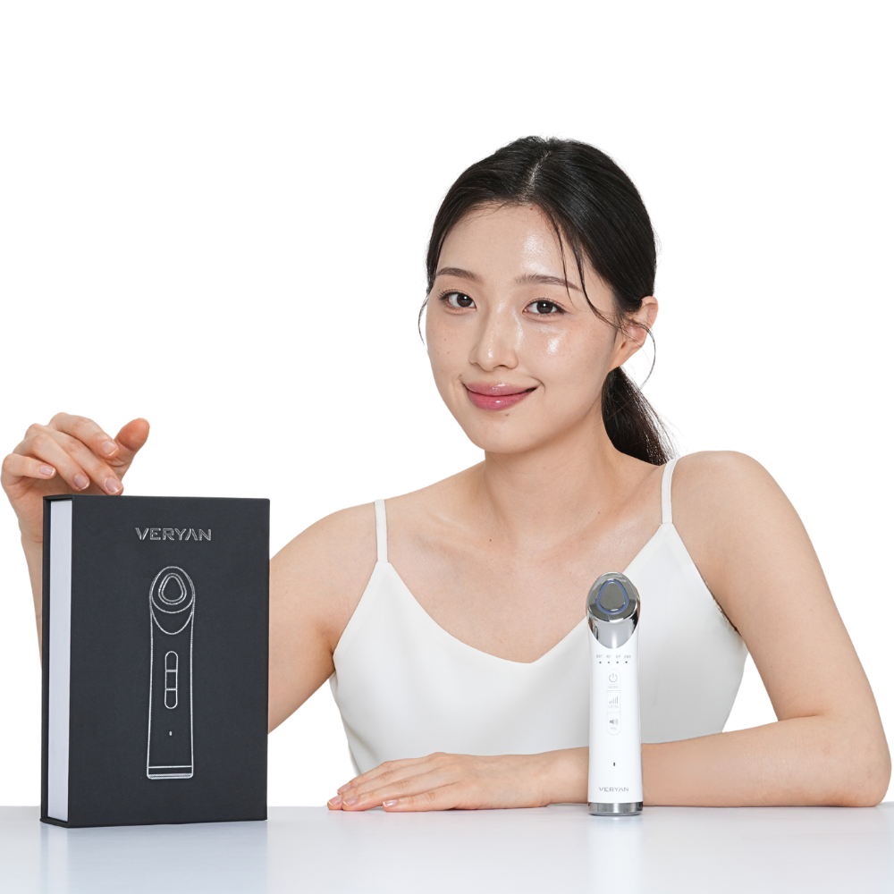 VERYAN All-in-One Beauty Device – RF, EMS, EP, LED for Brightening, Lifting, Anti-Acne & Wrinkle Care
