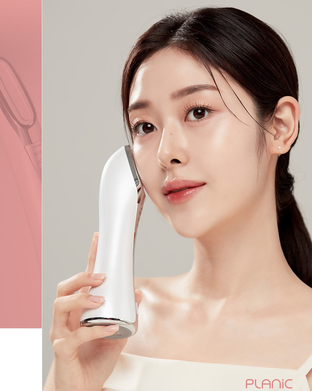 HOMETHERA Attibe planic plasma + galvanic in one device increasing absorption calming skin