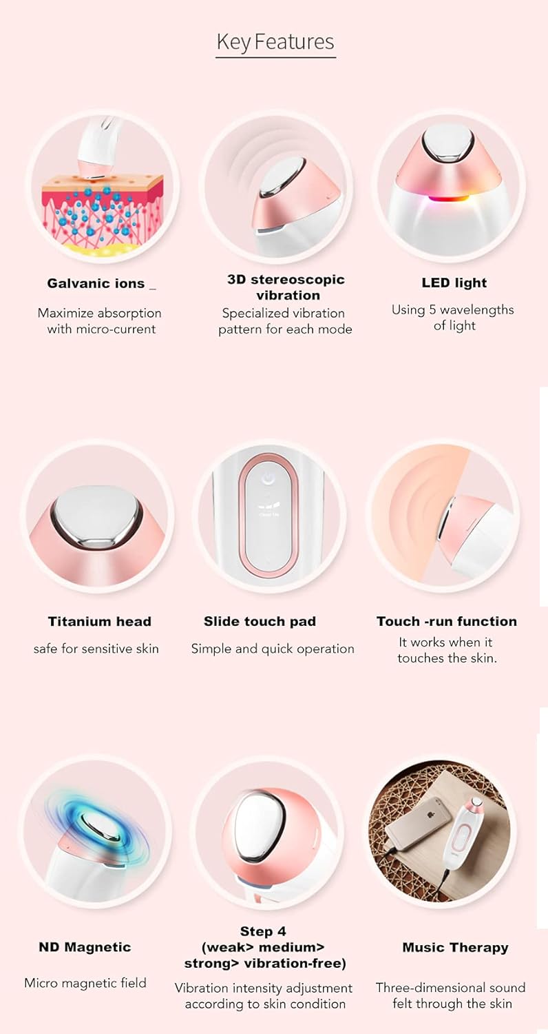 VANAV UP6 – Six-in-One Galvanic Skincare Device