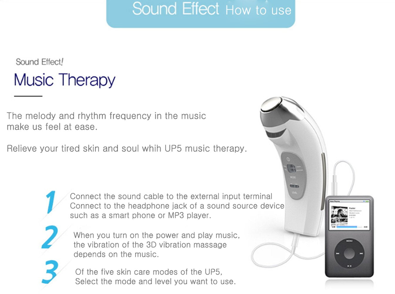 VANAV UP5 Facial Massager Device – 5-in-1 Galvanic Skin Care Solution