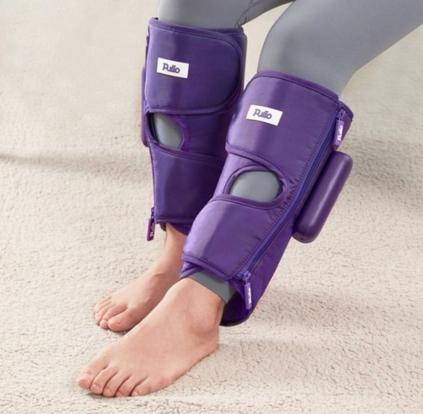 Pulio V2 Portable Leg Massager – Zipper & Velcro Secure Fit