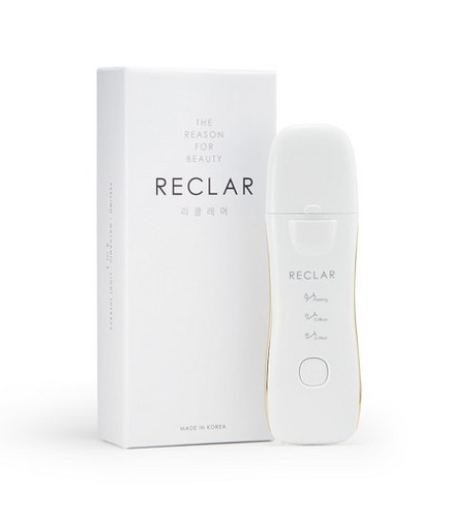 RECLAR RITUAL PEELER PLUS 24K GOLD - Advanced 3-in-1 Skincare Device with Ultrasonic Peeling, Galvanic Therapy &amp; LED Light