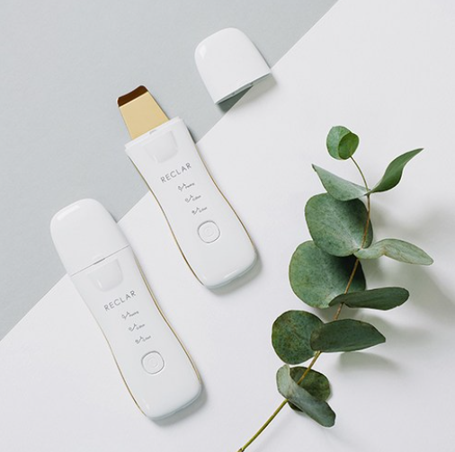 RECLAR RITUAL PEELER PLUS 24K GOLD - Advanced 3-in-1 Skincare Device with Ultrasonic Peeling, Galvanic Therapy &amp; LED Light