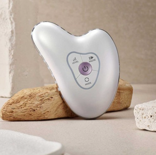 Centellian24 Madeca Prime Ritual White Pearl High-Frequency Galvanic Gua Sha Massager + Relaxing Fit-Face Boosting Cream 150ml