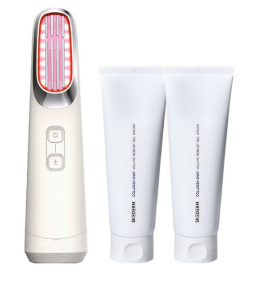SKEDERM Volium High-Frequency Beauty Device + Collagen Gel Cream 2-Piece Set