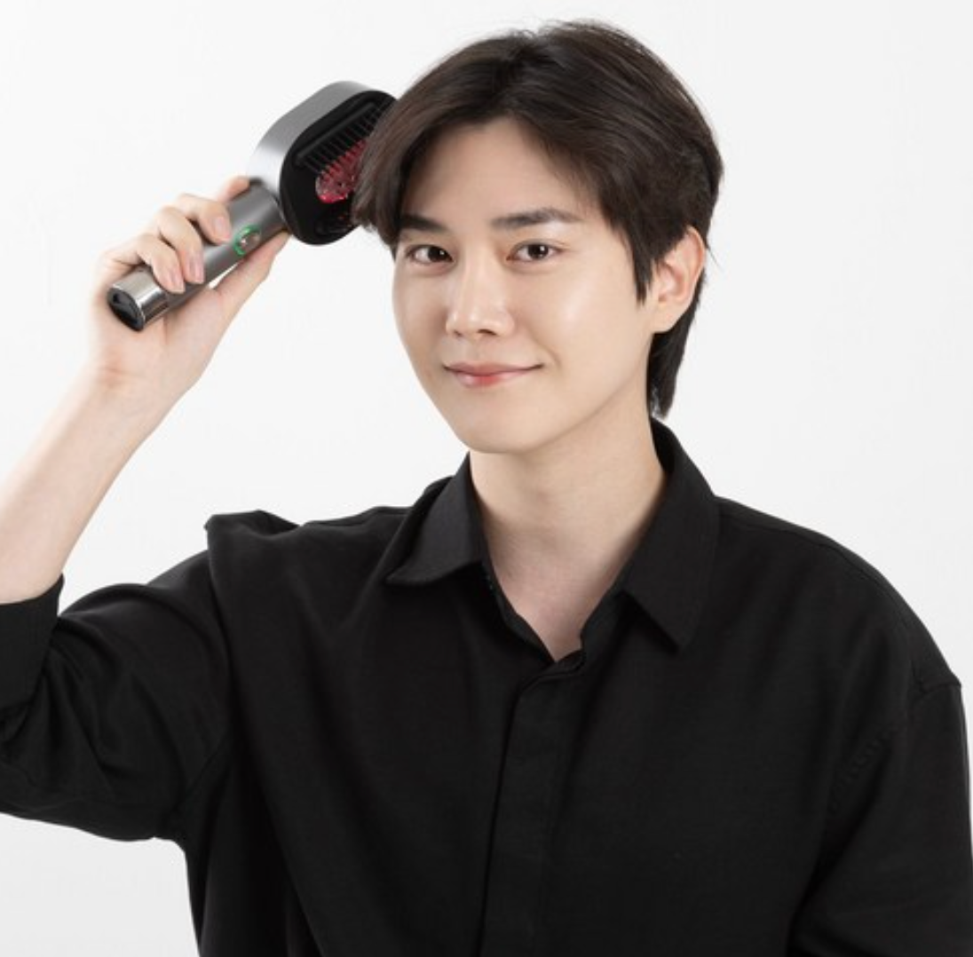 PEARLCARE Hair Touch Comb Massager – EMS Waterproof Electric Scalp Care Solution