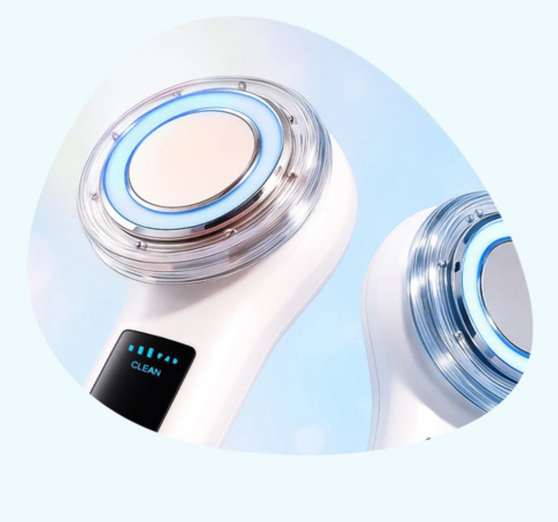OA Coolderma Galvanic Facial Massager EMS Beauty Skin Device