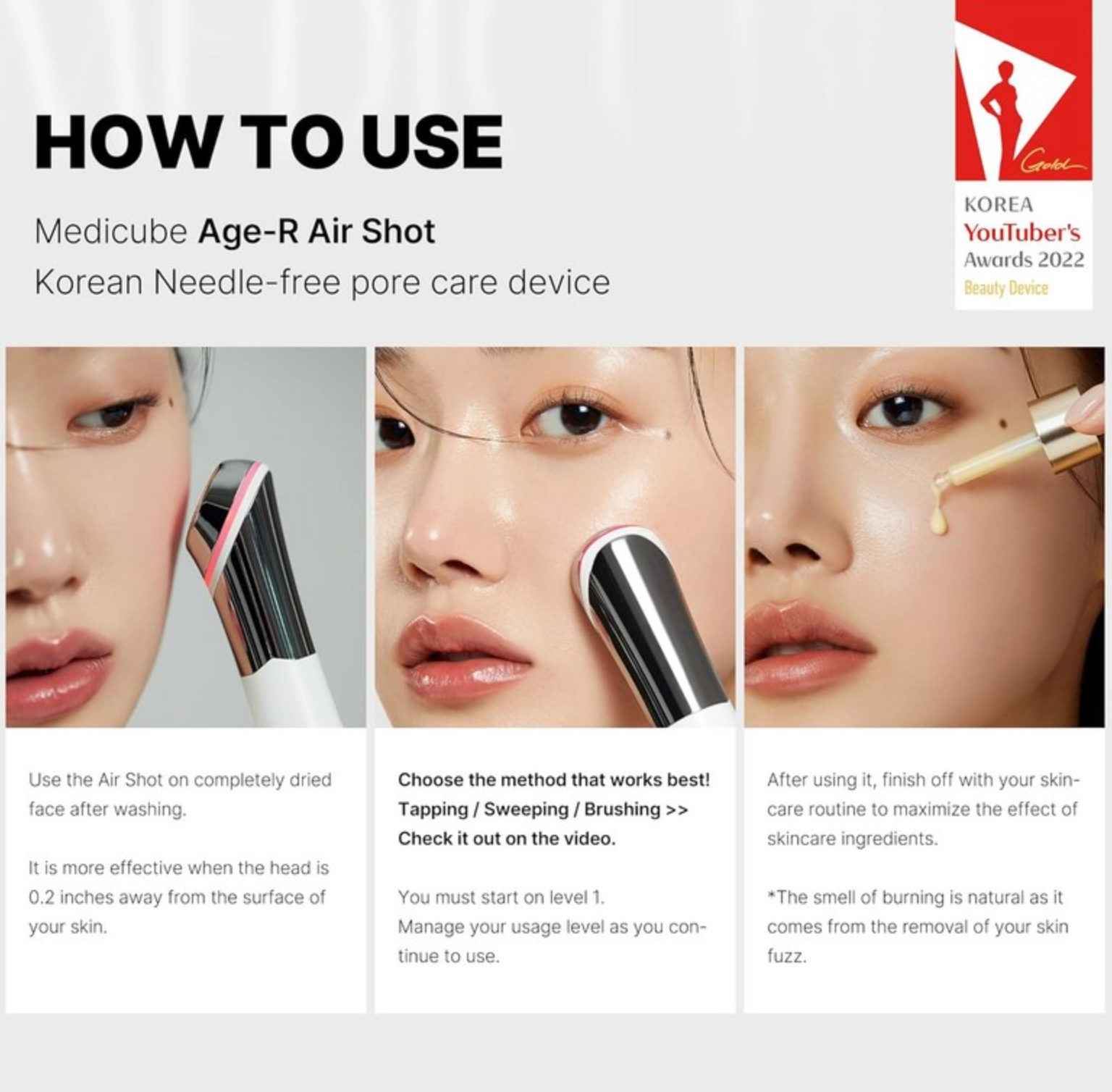 Medicube Age-R ATS Air Shot - Advanced Skincare Device for Professional Results at Home