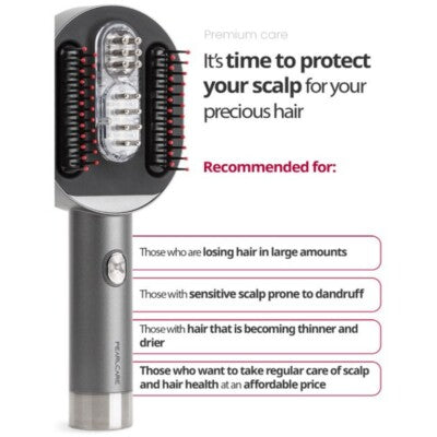 PEARLCARE Hair Touch Comb Massager – EMS Waterproof Electric Scalp Care Solution